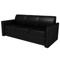 Laredo Black Leather Sofa (Accent Furnishings)